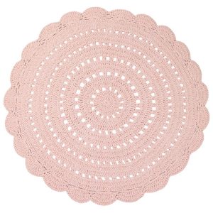 Alfombra Algodón Crochet Alma Nude