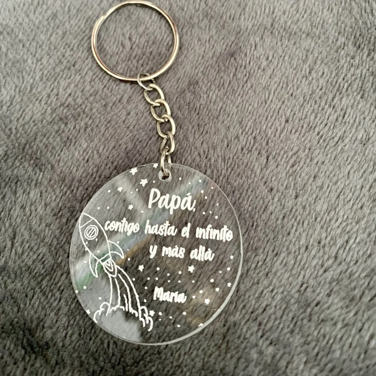 Llavero Personalizado en Metacrilato para Papá - Imagen 4