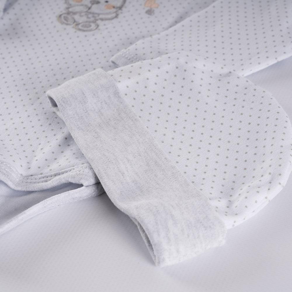 Primera Puesta Paritorio Bebé Personalizada Conejito Gris Nanetes - Imagen 5