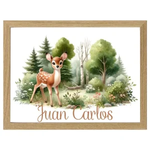 Cuadro Infantil Decorativo El Bosque