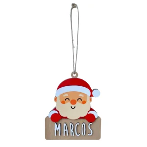 Adorno Navidad Personalizado Papa Noel