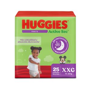 Pañales Huggies Active Sec Pants Etapa 5