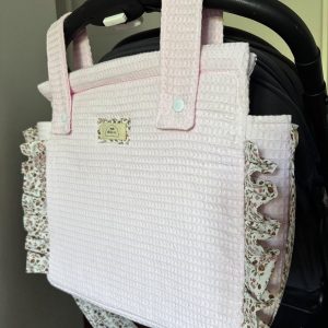 Bolso Waffle rosa