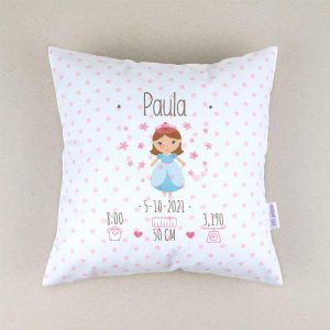 Cojín Personalizado Princesa Nacimiento Mi Pipo