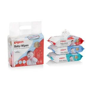 Toallitas húmedas Pigeon Pure Water 80 un (Pack x 3)