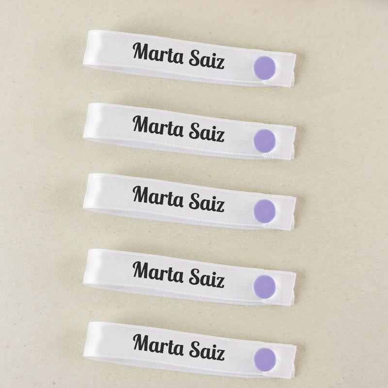Pack 5 cintas cuelga ropa personalizadas - Imagen 2