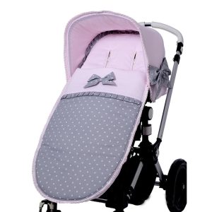 Saco Silla Paseo Bebé a Medida 740 Topos Bebiti by Nanetes